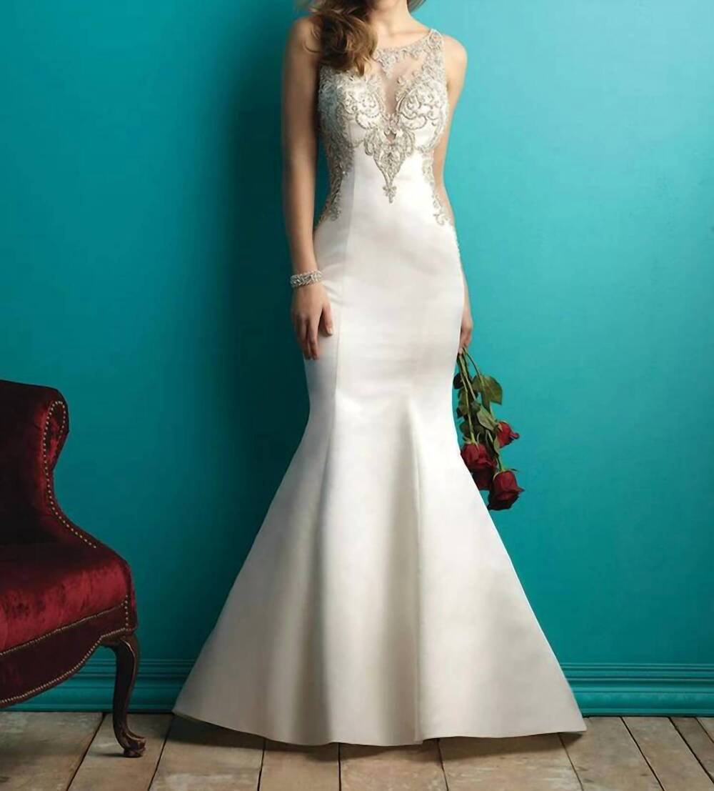 NEW ALLURE BRIDALS mermaid wedding gown in ivory